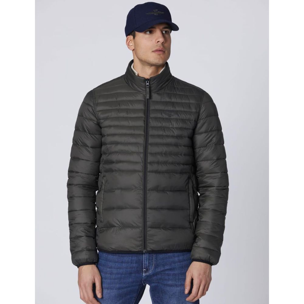 AERONAUTICA ULTRALIGHT PADDED MEN BLACK JACKET